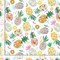 Pineapple Crush in White (stella-d3040 white) | Pineapple Crush | Dear Stella